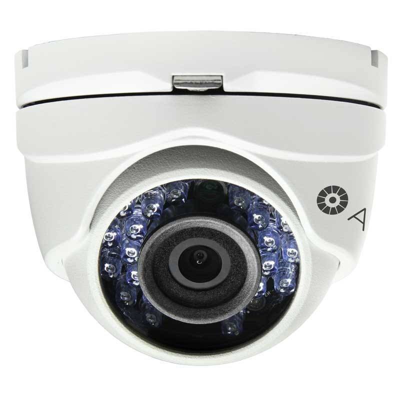 Alibi 700 TVL 960H Day/Night 65’ IR Outdoor Turret Dome Security Camera - White