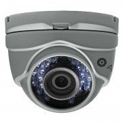 Alibi 700 TVL 960H Day/Night 65' IR Outdoor Turret Dome Camera - Gray